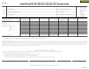 Fillable Form M-2 - Certificate Of Retail Sales Of Liquid Fuel Template - Department Of Taxation - State Of Hawaii Printable pdf