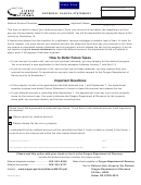 Deferral Cancel Statement Form - 2007