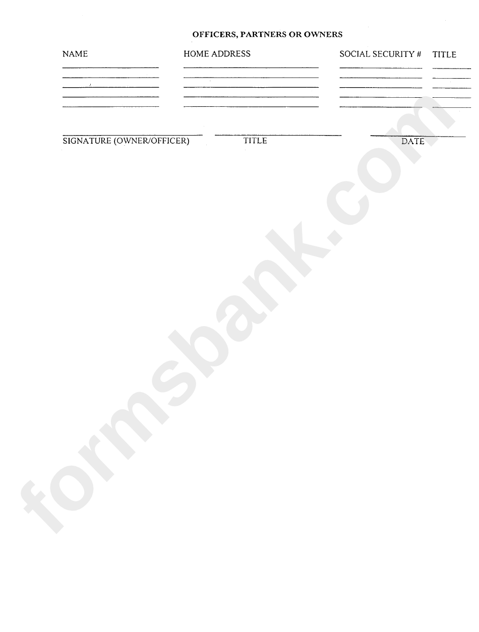 Application For Business Number (License And Tax) Form