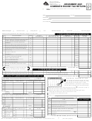 Combined Excise Tax Return Form - December 2001