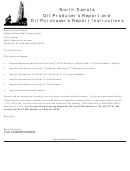 North Dakota Oil Producers Report And Oil Purchasers Report Instructions Sheet
