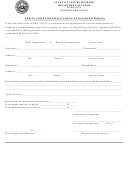 Application For Employment Of Disabled Person - New Hampshire Department Of Labor