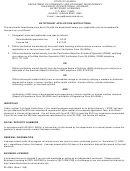 Nutritionist Application Instructions Sheet