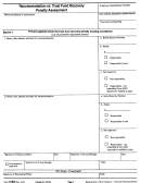 Form 4183 - Recomendation Re: Trust Fund Recovery Penalty Assessment Form