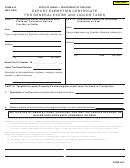 Form G-61 - 2006 - Export Exemption Certificate For General Excise And Liquor Taxes