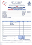 Form Cof-11/09-bar9 - Business License Application - City Of Fairfax