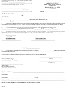 Form Se-3b - Amended Affidavit Form In Relation To Settlement Of Estate