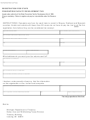 Form 408 - Registration For State Convention Facility Development Tax Form