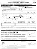 Application Form For Intrasystem Concurrent Enrollment