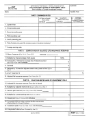 Form 4387 - Policyholder's Share Of Investment Yield Form
