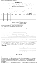 Form 955-A - Animal Claim Printable pdf
