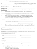 Form 50 - Census Block Reprecincting Waiver Form