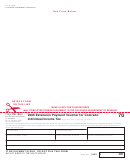 Form Dr 158-i-web - Extension Payment Voucher For Colorado Individual Income Tax - 2006