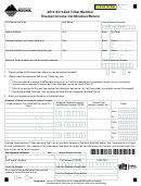 Montana Form Etm - Enrolled Tribal Member Exempt Income Certification/return - 2014