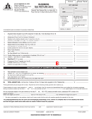 Fillable Business Tax Return Form Printable pdf