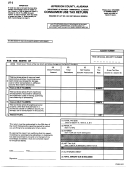 Form Ut-2 - Consumer Use Tax Return - Jefferson County, Alabama Printable pdf