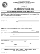 Form 08-4067b - Volunteer Professional Activities Verification