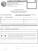 Form 08-4022 B - Verification Of Medical School Education Resident Application