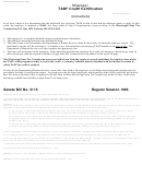 Form 83-455-98-3-2-000 - Tanf Credit Certification Instructions Sheet