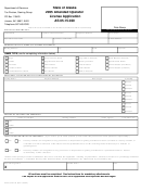 Form 04-071o - 2005 Amended Operator License Application