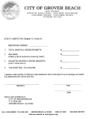 Utility User's Tax (chapter 12, Article X) Form