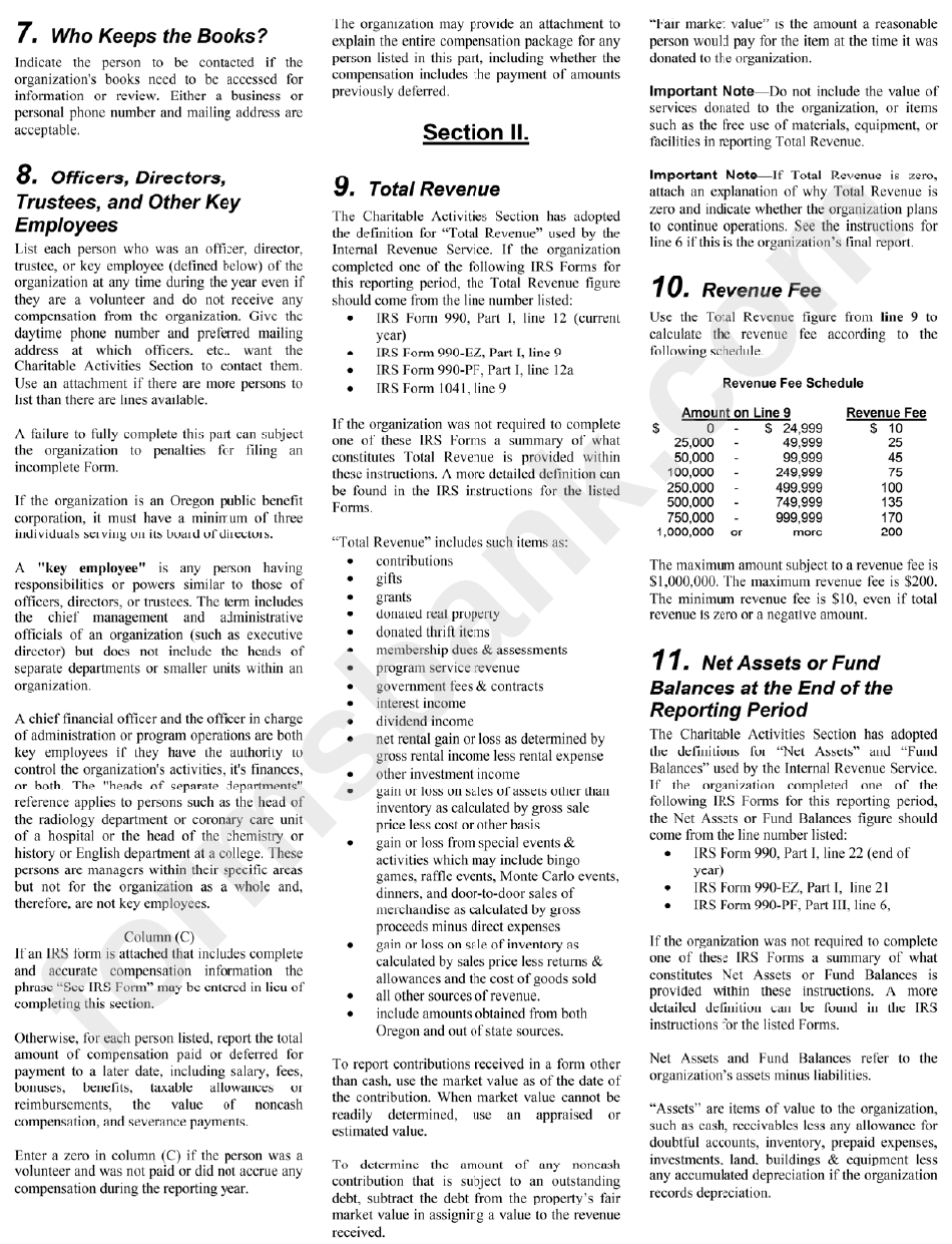 Form Ct-12 - Instructions - Oregon Department Of Justice