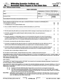 Form 697-w - Withholding Exemption Certificate And Nonresident Waiver Request For Real Estate Sales