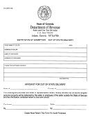 Form St-6 - Certificate Of Exemption