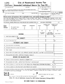 Form H-1040x - Amended Individual Return