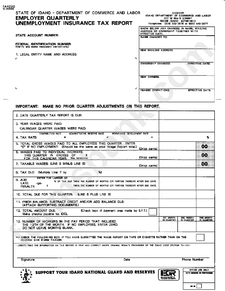 state of florida unemployment tax form