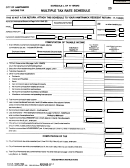Form H-1040r - Schedule L - Multiple Tax Rate Schedule - 1998