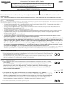 Fillable Form 313 - Alternative Fuel Vehicle (Afv) Credit 2001 Printable pdf