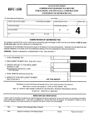 Form Bfc-150 - Corporation Business Tax Return For Banking And Financial Corporations Statement Of Estimated Tax - New Jersey