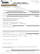 Form Re-620-183 - Real Estate Appraiser Course Approval Application