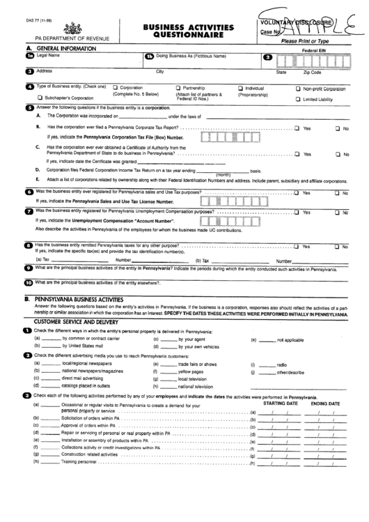 form-das-77-business-activities-questionnaire-printable-pdf-download