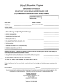 Report For Tax On Meals And Beverages Sold Form - Department Of Finance - Alexandria - Virginia