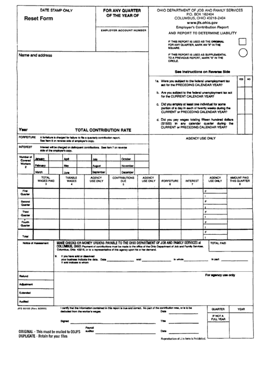 ohio job family services employment verification form