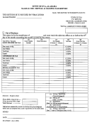Sales & Use/ Rental & Leasing Tax Report - Town Of Eva - Alabama
