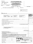 Form Tr/d/b - Income Tax Return Printable pdf