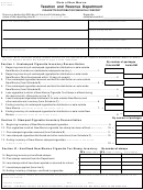 Form Rpd-413115 - Cigarette Distributor's Monthly Report Form - Taxation And Revenue Department - New Mexico