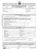 Form Does-uc30 - Employer's Quarterly Contribution And Wage Report - Department Of Employment Services - District Of Columbia