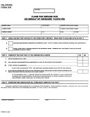 Form 209 - Claim For Refund Due On Behalf Of Deceased Taxpayer December 1996