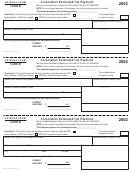 Arizona Form 120es - Corporation Estimated Tax Payment,arizona Form 120w -Estimated Tax Worksheet For Corporations - 2002 Printable pdf