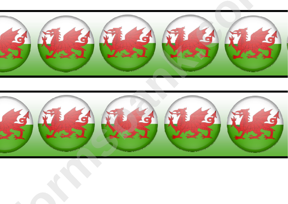 Welsh Circles Border Template For Displays