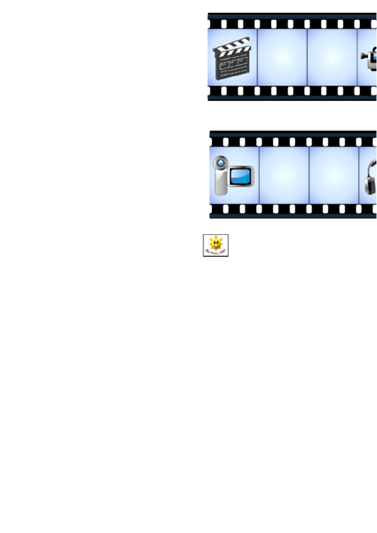 Film And Video Border Template For Displays Printable pdf