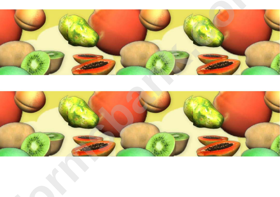 Exotic Fruits Border Template For Displays