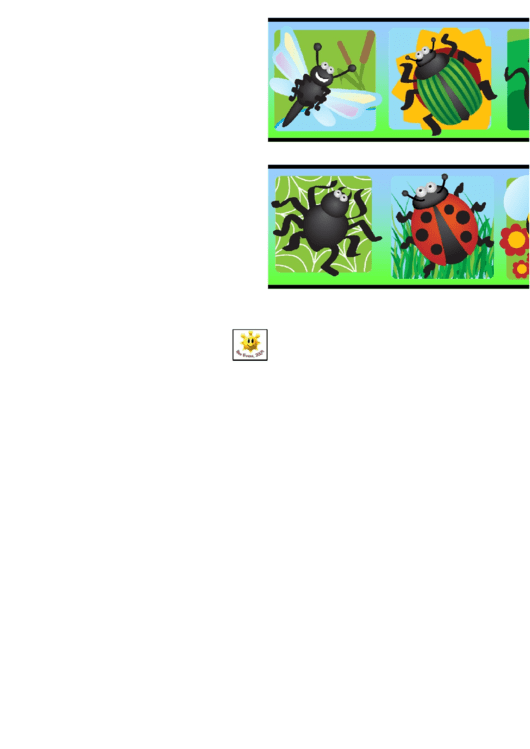 Cool Bugs Border Template For Displays Printable pdf