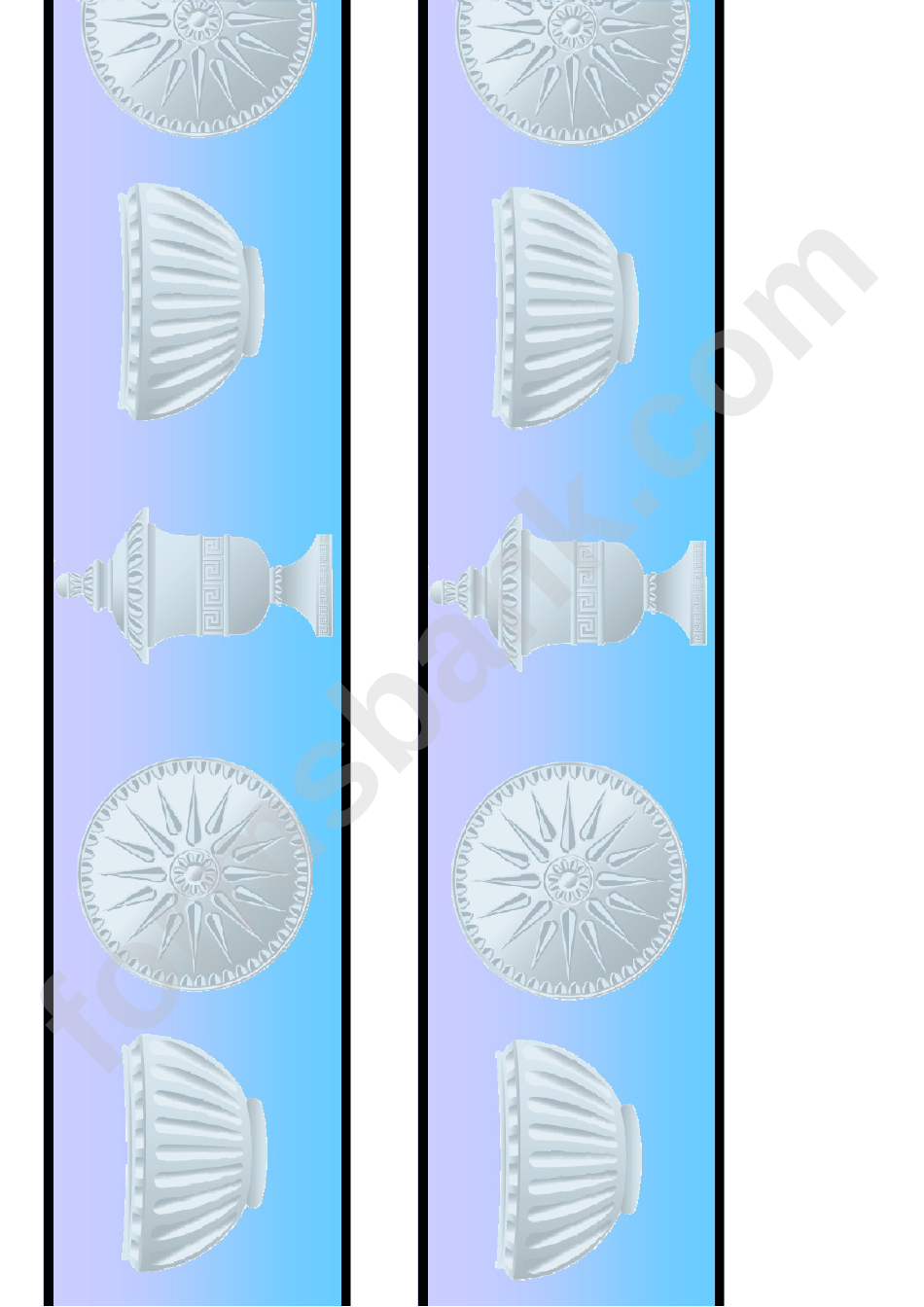 Ancient Greece Border Template For Displays