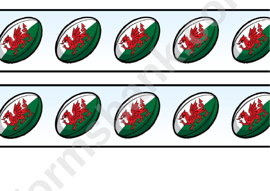 Welsh Border Template For Displays