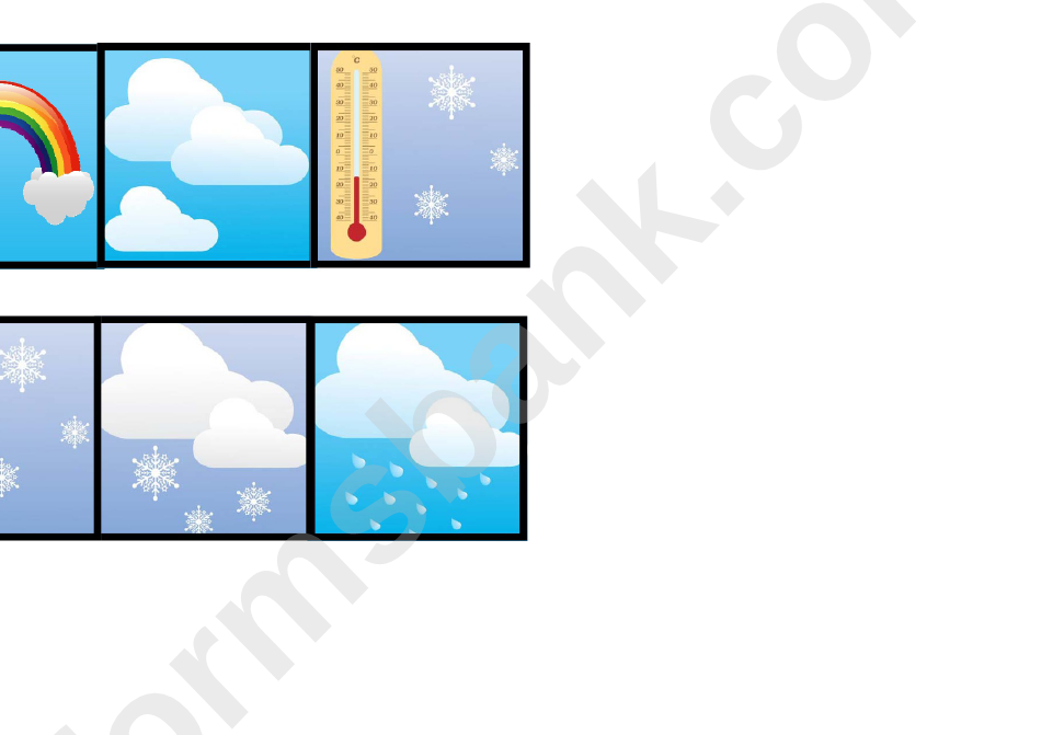 Weather Border Template For Displays